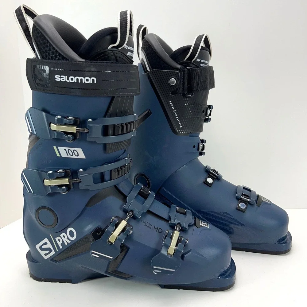 Salomon S/Pro MV 100 Ski Boots Mens 26/8 Gripwalk All Mountain Coreframe360 Blue
